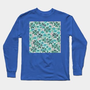 Scattered Clover 9 (MD23Pat004) Long Sleeve T-Shirt